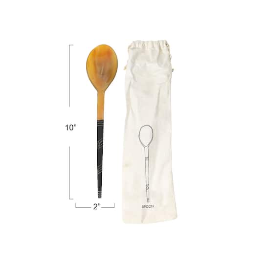 Hello Honey® Horn Serving Spoon